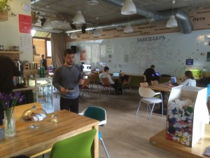 The "Hub" co-working space in Odesa.